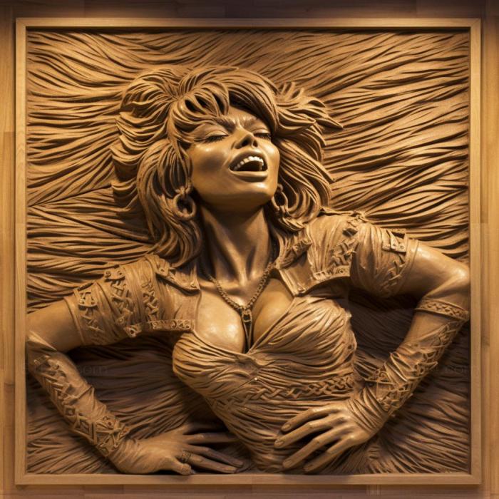 Famous (Tina Turner 1, 3DFMS_8100) 3D models for cnc